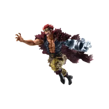 BANDAI Ichibansho One Piece Dynamism Of Ha Eustass Kid Action Figure Red