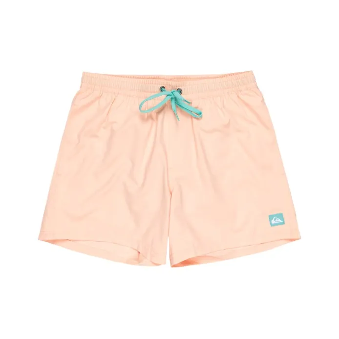 Quiksilver Everyday Solid Volley 15 Beach Shorts Men's Light Orange-0