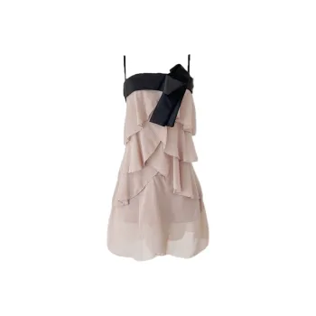 Udon House Slip Dress Women's Light Gray Purple