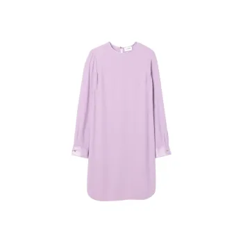 St. John Satin-back Crepe Minidress