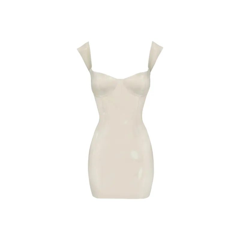 POSTER GIRL Sleeveless Dress Women's White-0