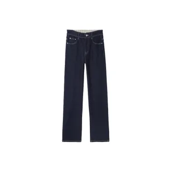 HIPPIEMISS Jeans Women's Normal Washed Blue