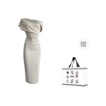 BDGU Sleeveless Dress Women's Gray Apricot