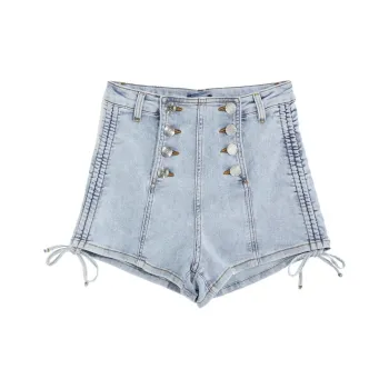Bebe Denim Shorts Women's Light Blue