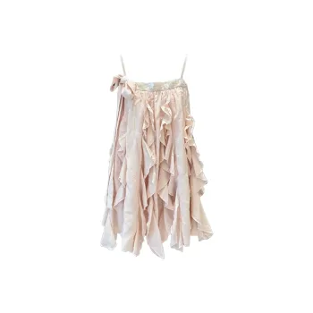 GLEE DIARY Slip Dress Women's Pink