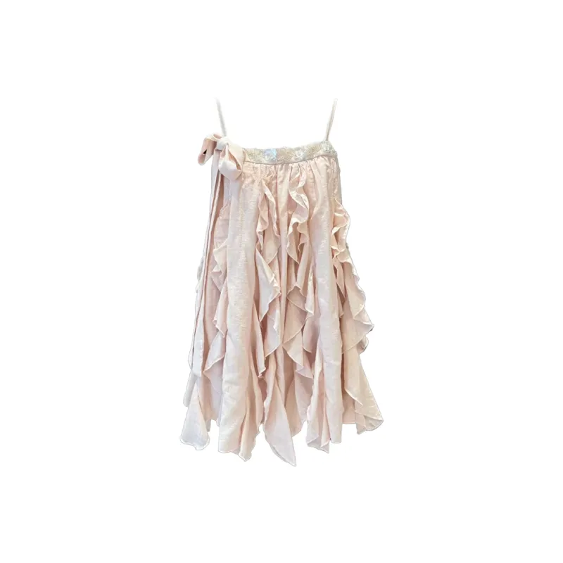 GLEE DIARY Slip Dress Women's Pink-0