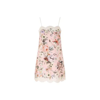 Zimmermann Acacia Scallop Mini Dress