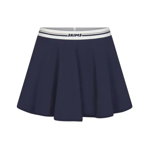 SKIMS FITS EVERYBODY LOGO SKORT Casual Short Skirts Women's NAVY/Marine Blue