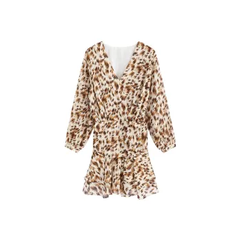 DGMZ Long Sleeved Dresses Women's Floral