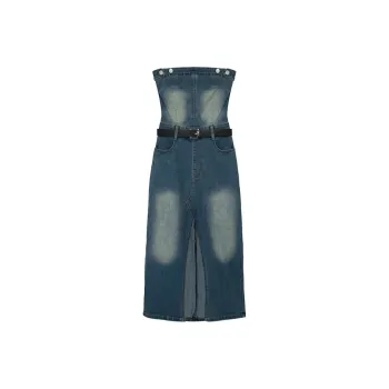 PAIN OR PLEASURE Sleeveless Dress Women's Blue