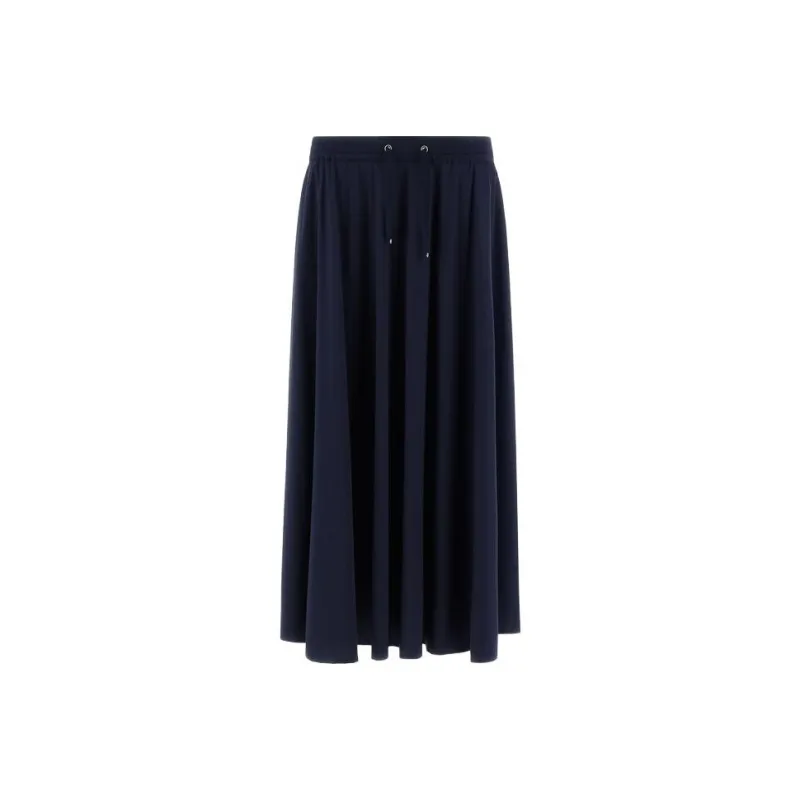 HERNO Elastic Waist Drawstring Midi Skirt-0