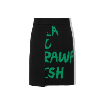 LA CRAWFISH Casual Short Skirts Women's