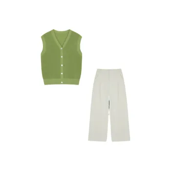 IHIMI Casual Suit Women's Fruit Green/Ecru