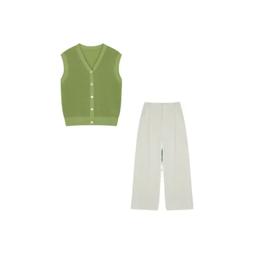 IHIMI Casual Suit Women's Fruit Green/Ecru