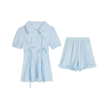 HUINIAN Casual Suit Women's Blue
