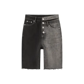 CHUU Denim Shorts Women's Black Gray