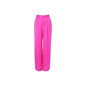 BESIONIA SS25 Casual Pants Women's Rose Red