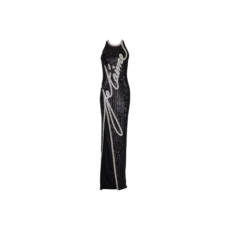 BALMAIN Rhinestone embellished Gown-0