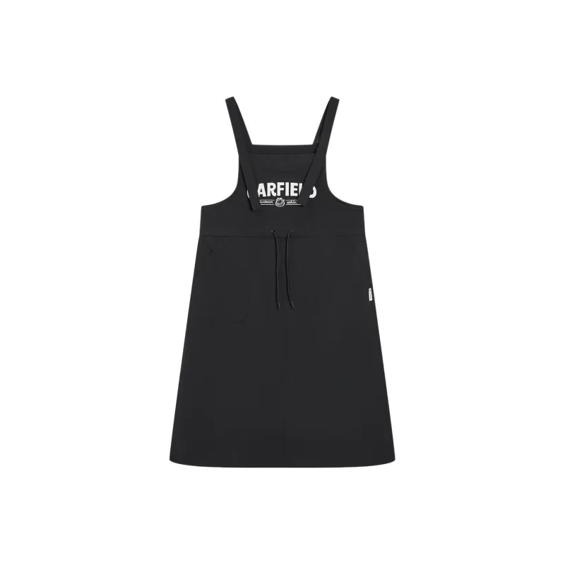 FUN Slip Dresses Women's Black-0