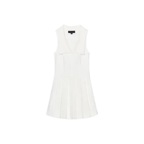 ZARA Sleeveless Dress Women's White