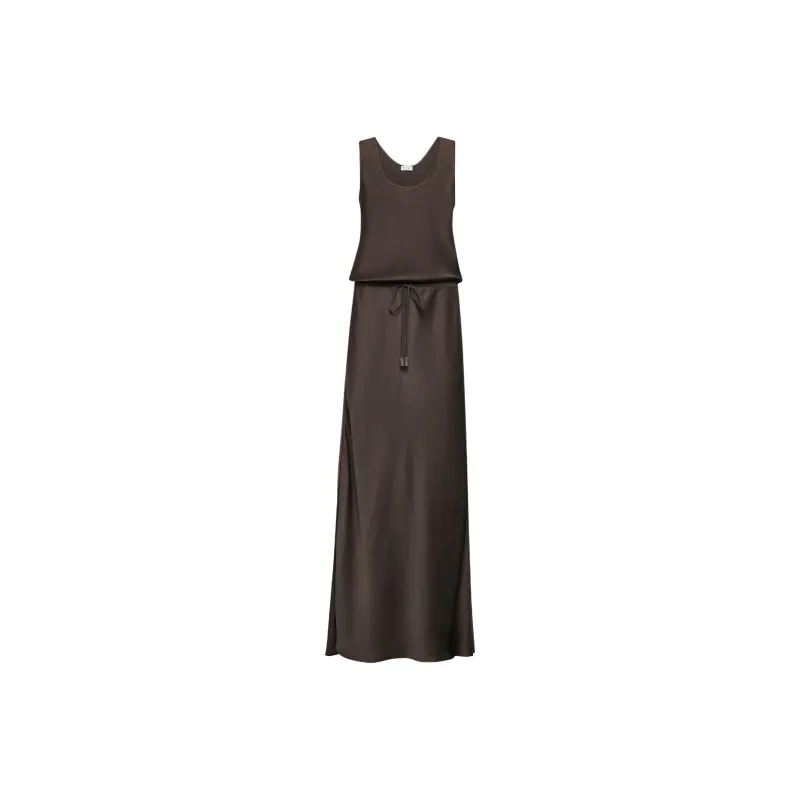 Brunello Cucinelli Sleeveless Drawstring Dress-0