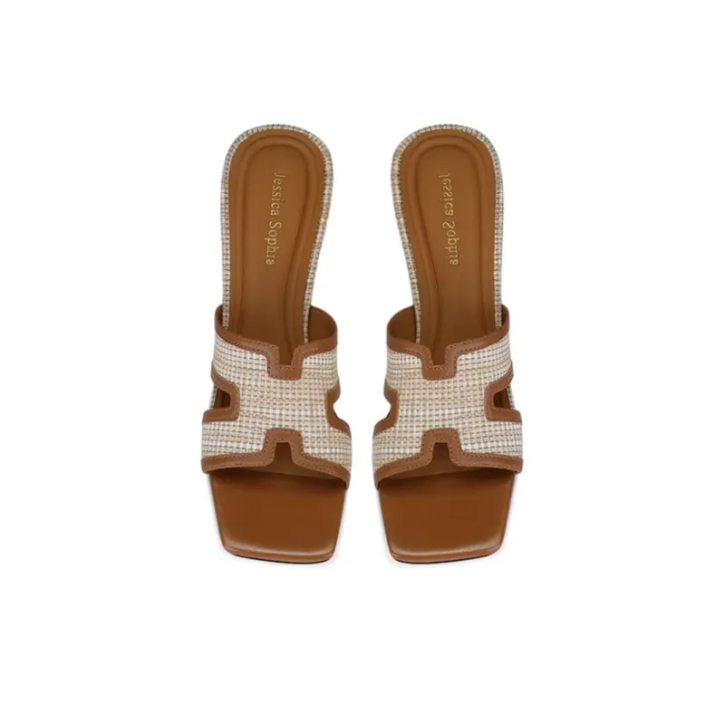 JESSICA SOPHIA Rubber Sole Odor Resistant Slide Slippers Women's-4