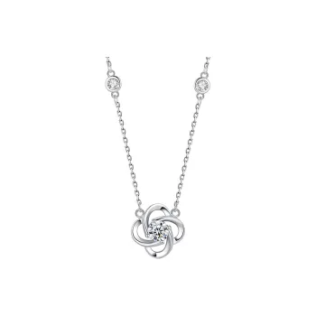 QIDUYINSHI 999 Fine Silver Necklaces Women's