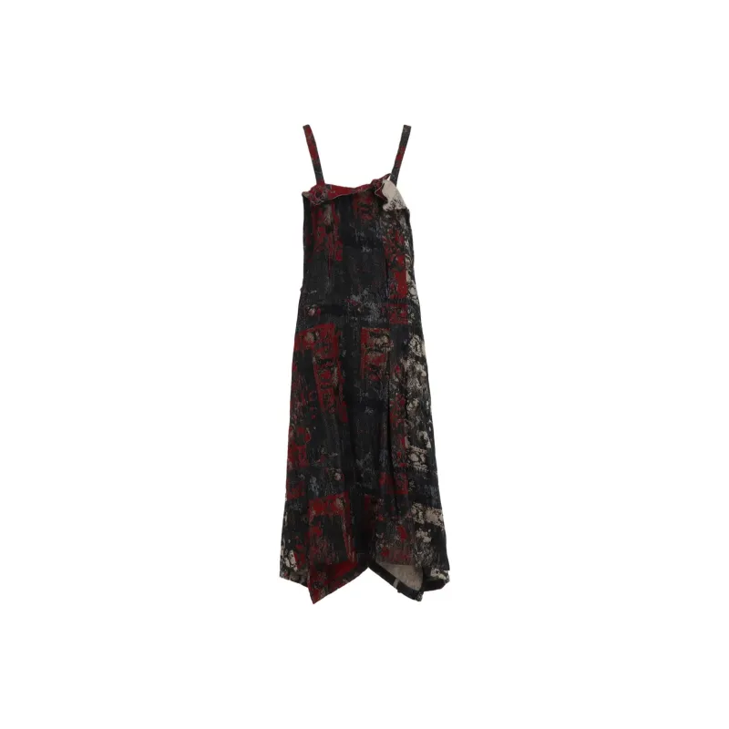 Yohji Yamamoto S'YTE FW24 Sleeveless Dress Women's Red-0