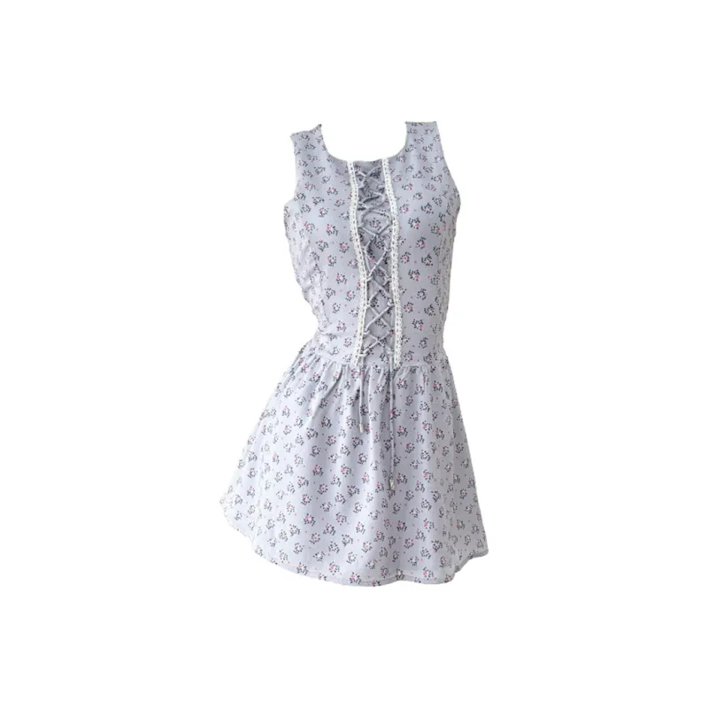 BEAUTIFUL CONFESSION Sleeveless Dress Women's Floral-0