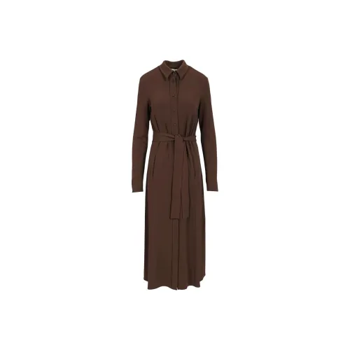 MaxMara Long Sleeved Dress Women's Brown