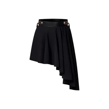 LOUIS VUITTON FW24 Casual Short Skirts Women's Black