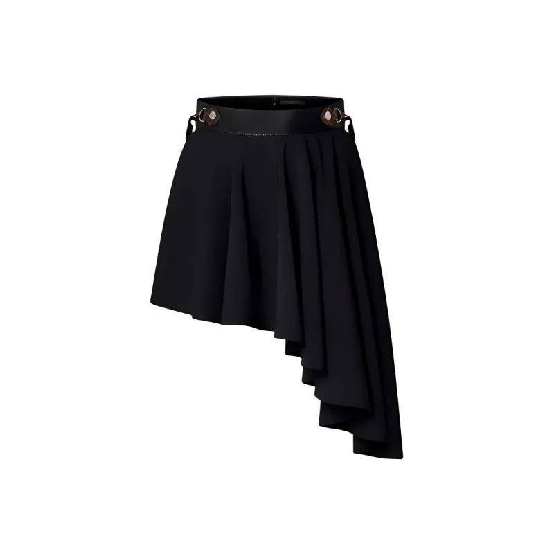 LOUIS VUITTON FW24 Casual Short Skirts Women's Black-0