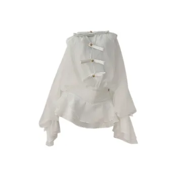 Icicofficial Long Sleeved Dresses Women's White