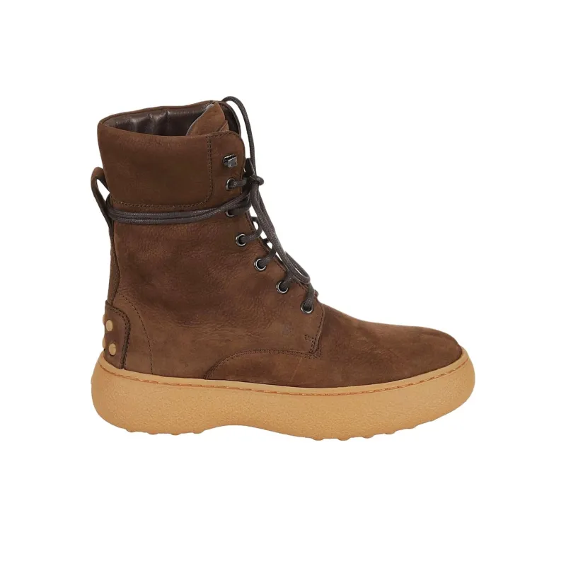 TOD'S 09j Ankle Boots Women's Brown-1