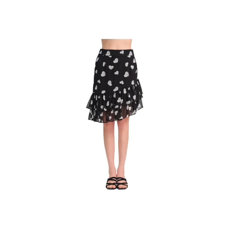 Blood Glitter Casual Short Skirts Women's-0