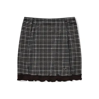 Kirsh FW23 Casual Short Skirts Women's Brown