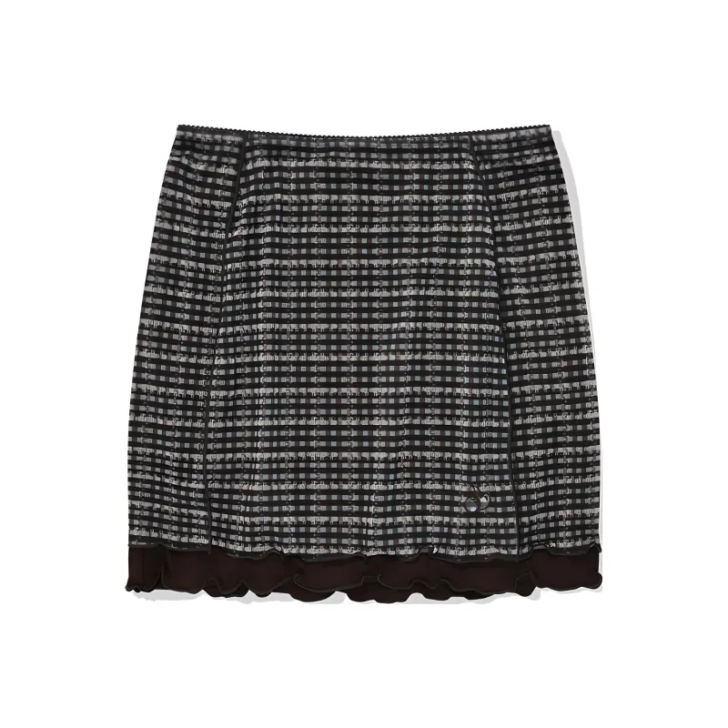 Kirsh FW23 Casual Short Skirts Women's Brown-0