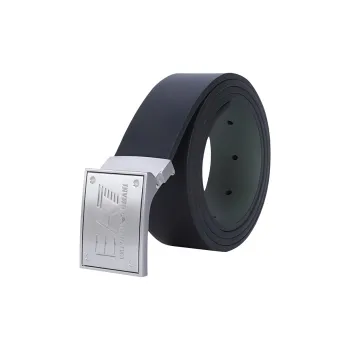 EMPORIO ARMANI Logo Engraved Buckle Belt
