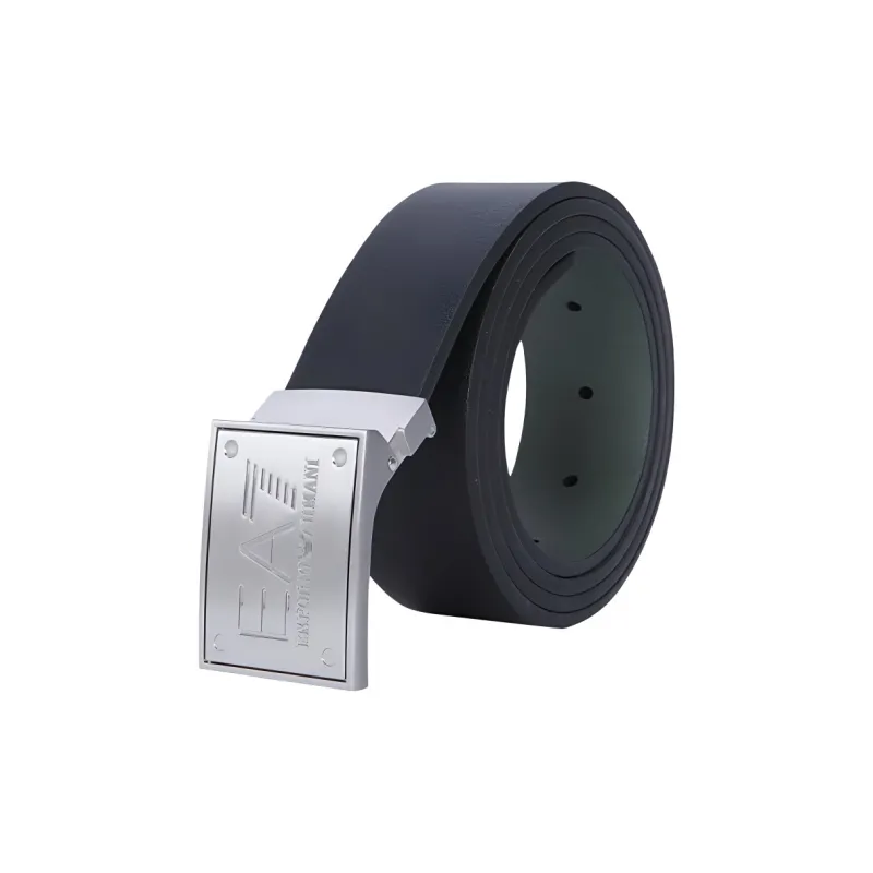 EMPORIO ARMANI Logo Engraved Buckle Belt-0