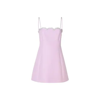 Valentino Embellished Straight Hem Sleeveless Dress