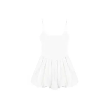 SISC Slip Dresses Women's White