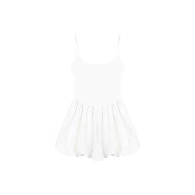 SISC Slip Dresses Women's White-0