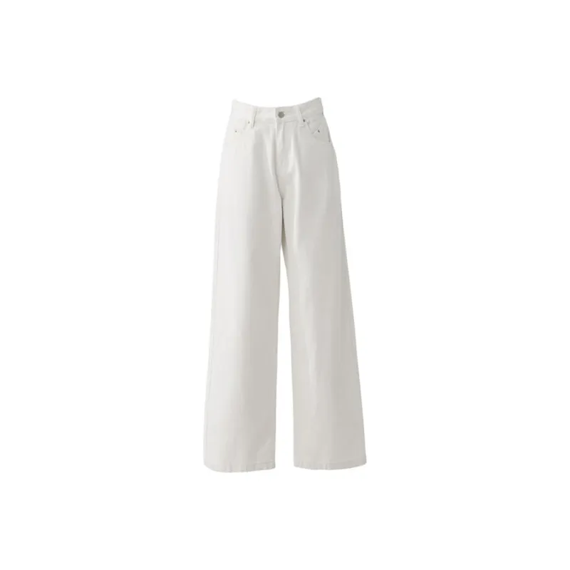 SONGS ALONG Jeans Women's White-3