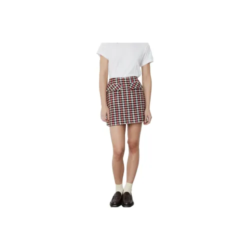 BAUM UND PFERDGARTEN Houndstooth A line Mini Skirt