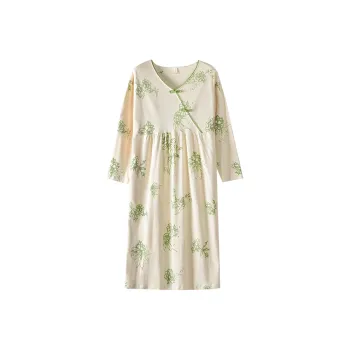 Lan Miao Long Sleeved Dress Women's Emerald Green