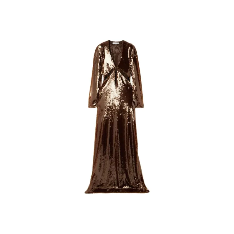 CHRISTOPHER ESBER Long Sleeved Dresses Women's Brown-0