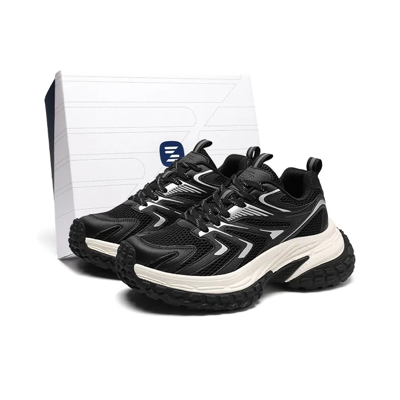 ZHR Glacier Future Collection Cushioning, Abrasion Resistant, Breathable, Lightweight Low Top Chunky Sneakers Unisex-6
