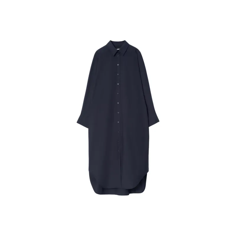 COS Long Sleeved Dresses Women's Navy Blue-0