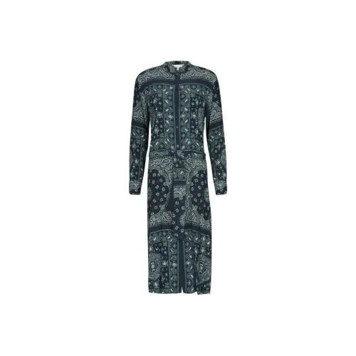 tommy color Hilfiger Long Sleeved Dresses Women's Blue