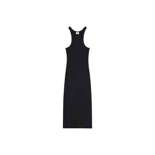 Moncler V Neck Sleeveless Midi Dress